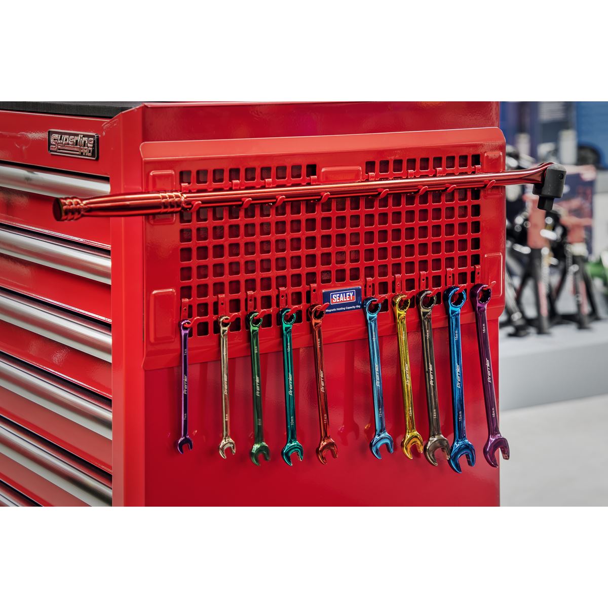 Sealey APPB Magnetic Pegboard - Red Sealey
