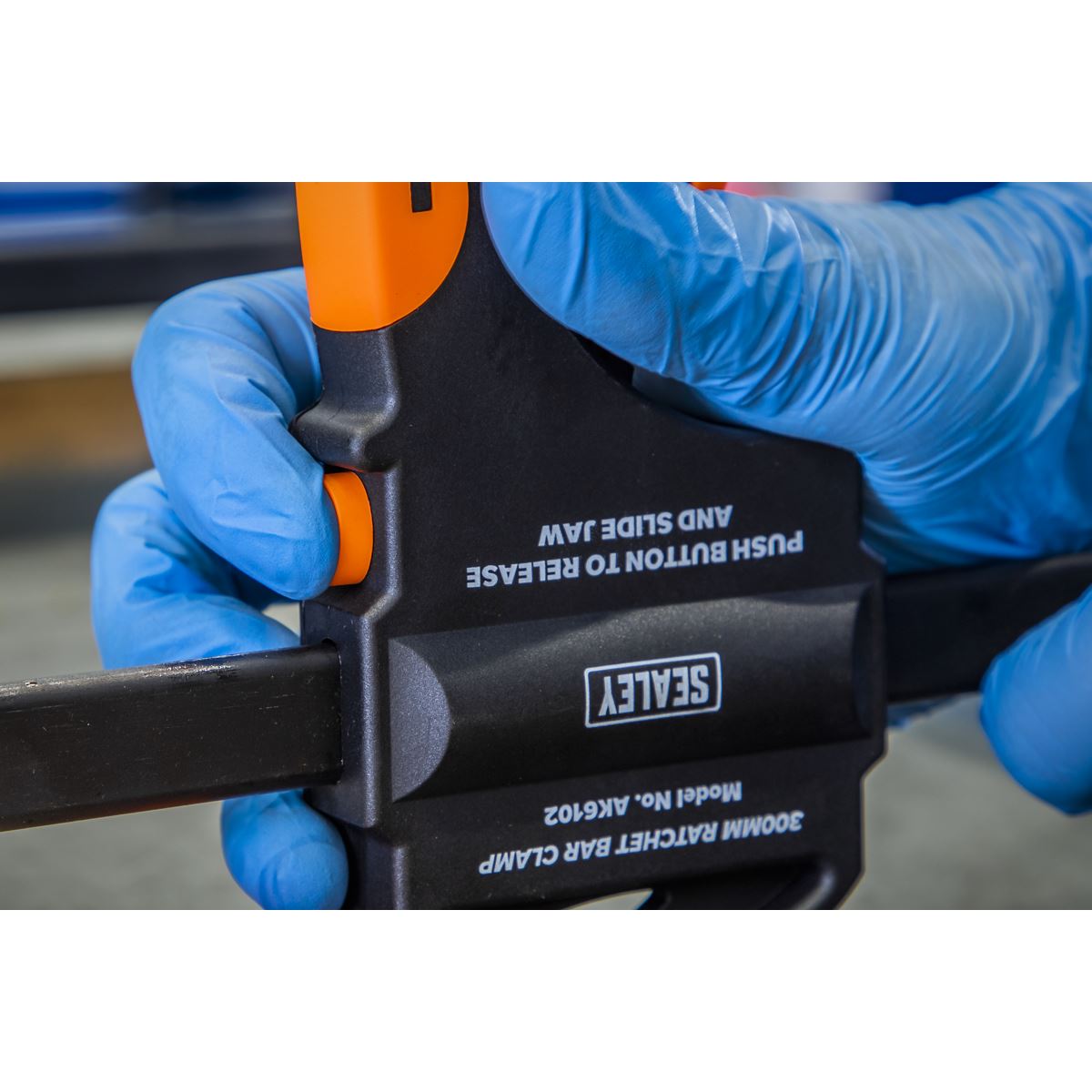 Sealey AK61024 Ratchet Bar Clamp 300mm  4pc Set Sealey