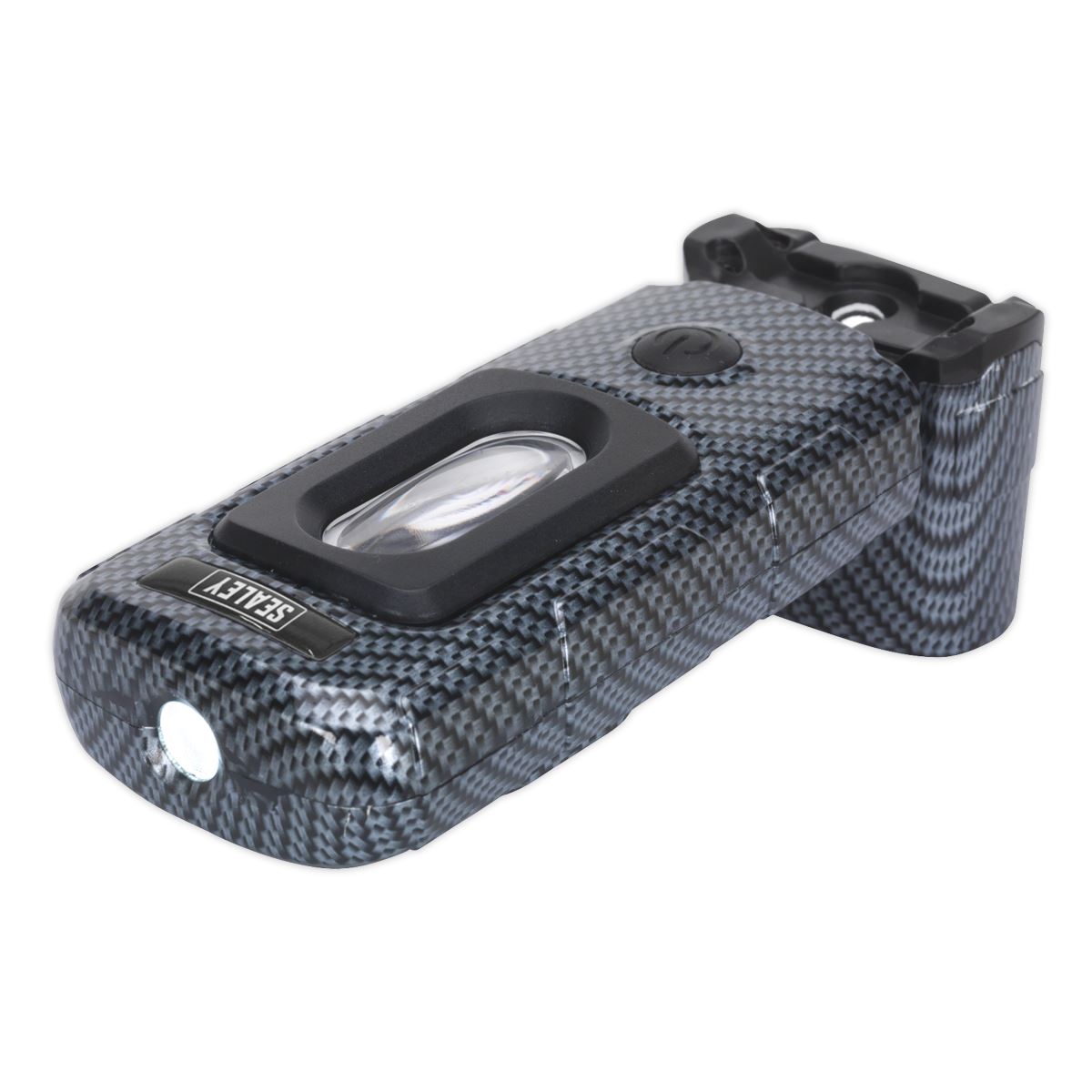 Sealey LED3601CF Rechargeable 360° Inspection Light 3W COB & 1W SMD LED Carbon Fibre Effect Sealey