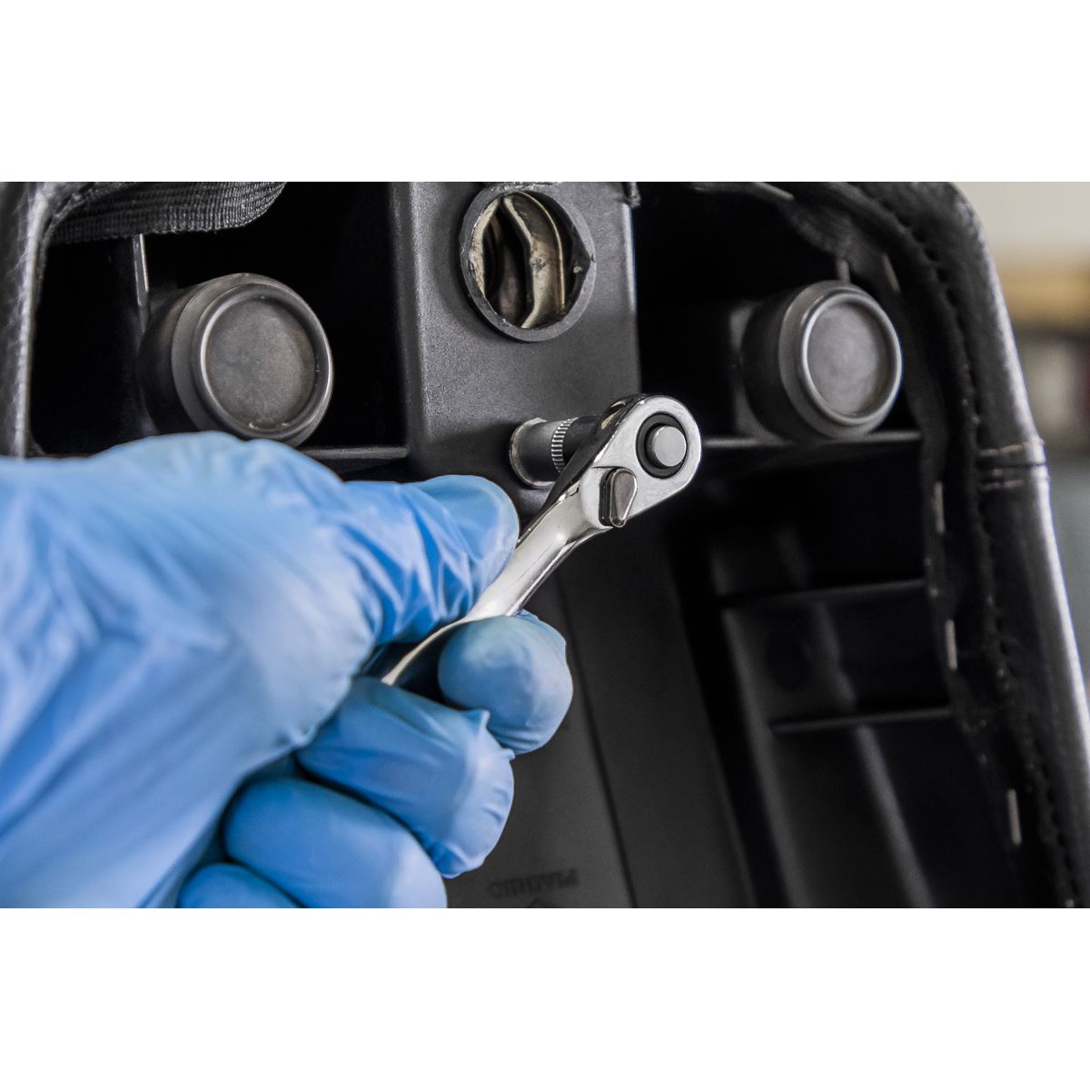 Siegen S01250 Micro Ratchet Wrench & Bit Driver Set 2pc Sealey