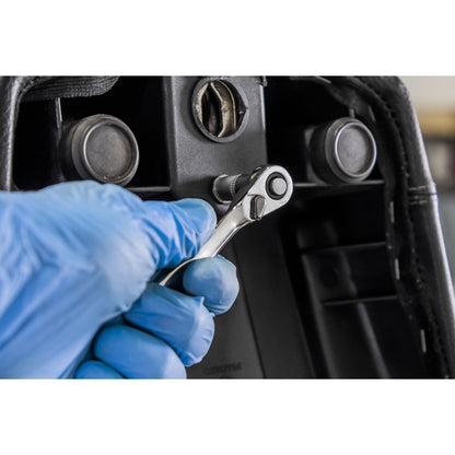 Siegen S01250 Micro Ratchet Wrench & Bit Driver Set 2pc Sealey