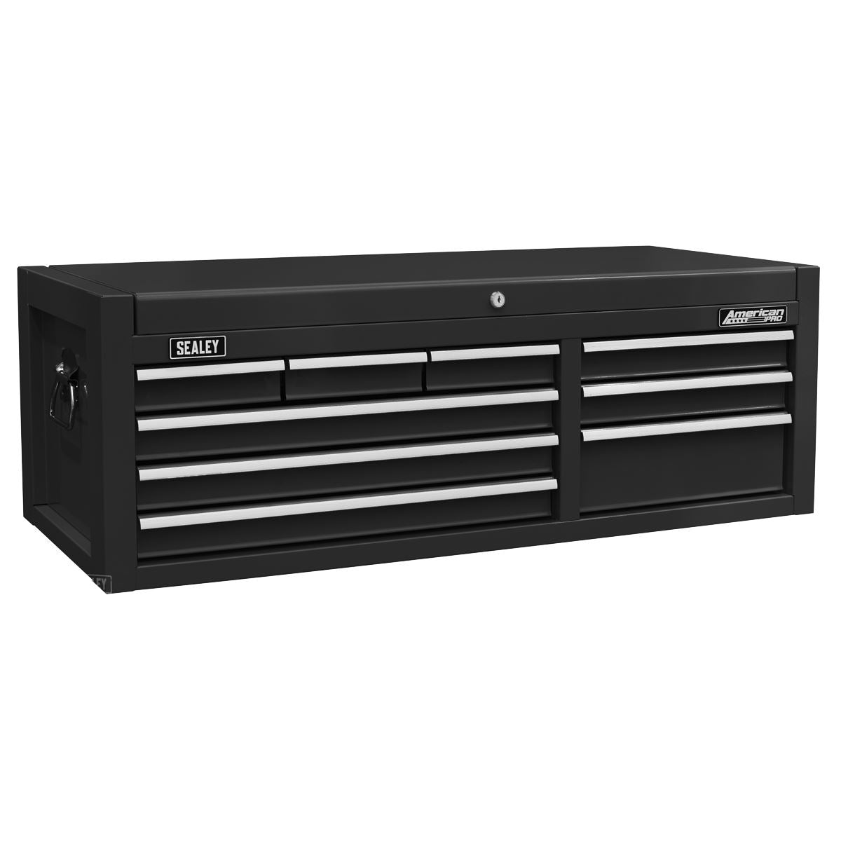Sealey AP4109B Topchest 9 Drawer with Ball Bearing Slides - Black Sealey