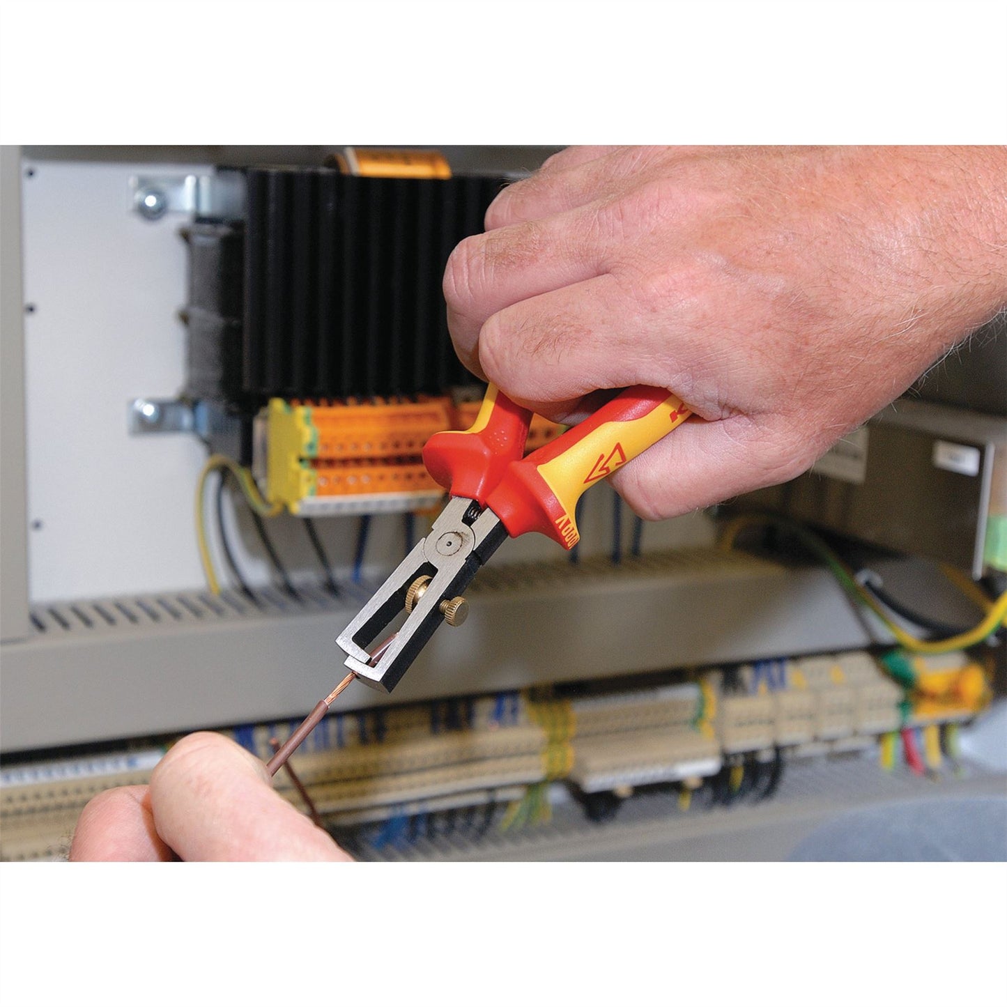 Knipex 31930 11 08 160UKSBE VDE Fully Insulated Wire Stripping Pliers 160mm Knipex