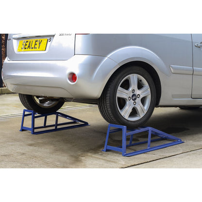 Sealey CAR2000 Car Ramps 1 Tonne Capacity per Ramp 2 Tonne Capacity per Pair Sealey