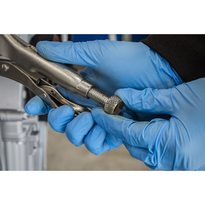 Sealey AK6423 Ø45-130mm Oil Filter Locking Pliers - Angled Sealey