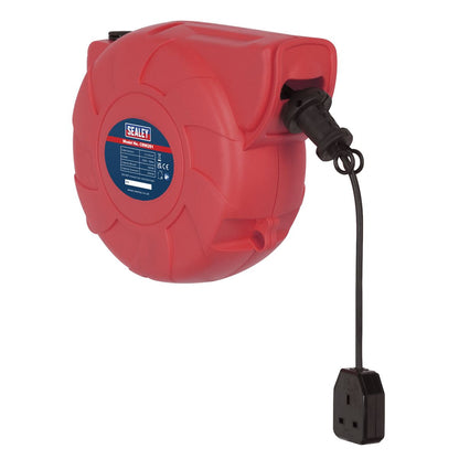 Sealey CRM251 Cable Reel System Retractable 25m 1 x 230V Socket Sealey