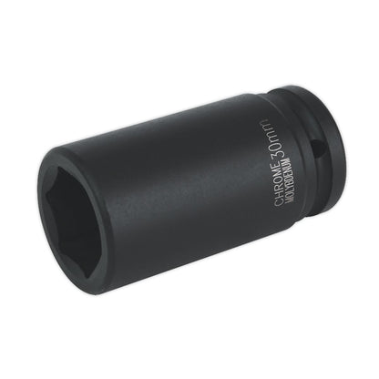 Sealey IS3430D Impact Socket 30mm Deep 3/4"Sq Drive Sealey