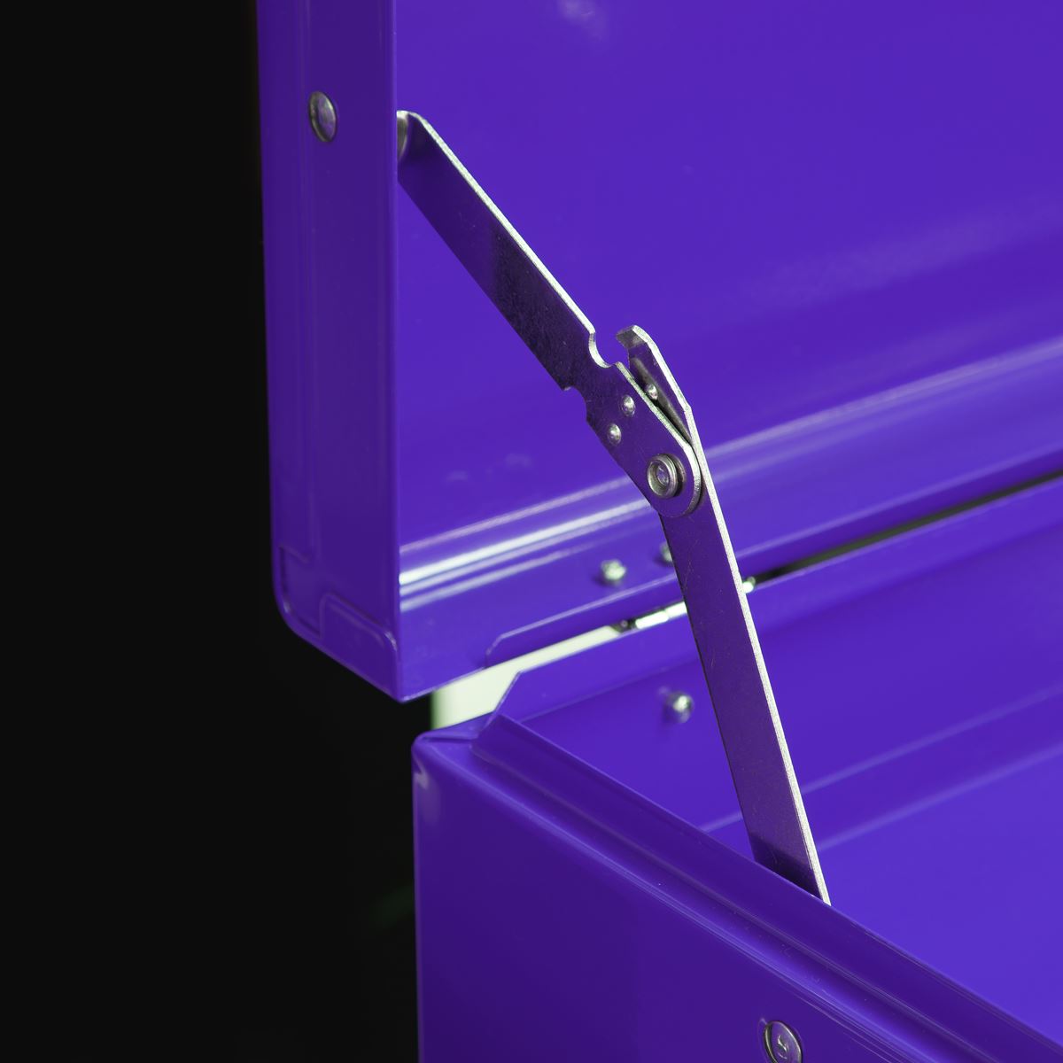 Sealey AP2200BBCP Topchest & Rollcab Combination 6 Drawer with Ball-Bearing Slides - Purple/Grey Sealey