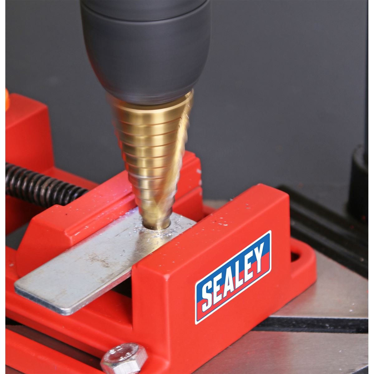 Sealey DS01 Drill Stand with Cast Iron Base 500mm & 65mm Vice Sealey