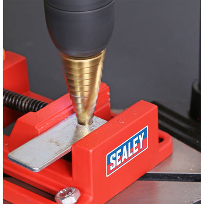 Sealey DS01 Drill Stand with Cast Iron Base 500mm & 65mm Vice Sealey