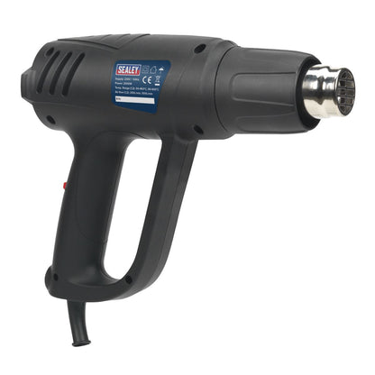 Sealey HS107K Variable Temperature Hot Air Gun Kit 2000W 50-450°C/90-600°C Sealey