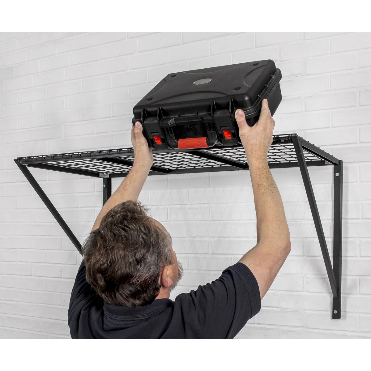 Sealey APWSR01 Heavy-Duty Wall Mounted Storage Rack Sealey