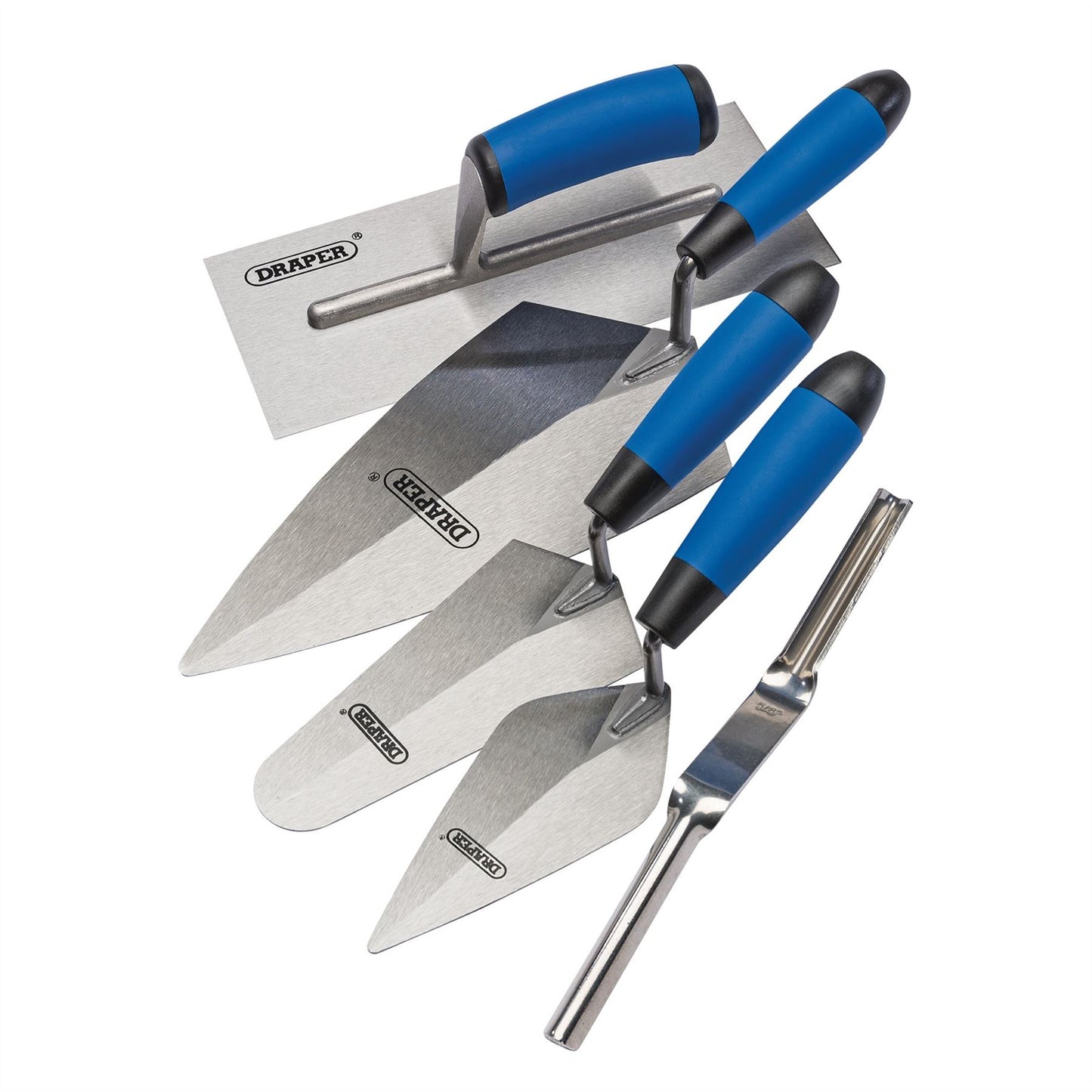 Draper 70372 Soft Grip Trowel Set 5 Piece Draper