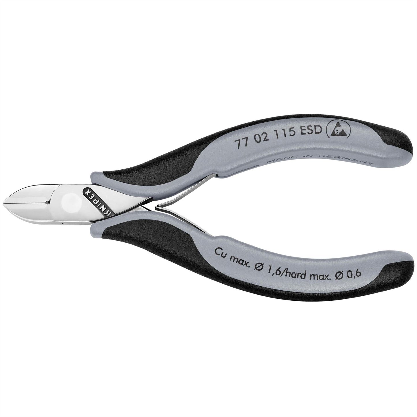 Knipex 37068 77 02 115 ESD Electronics Diagonal Cutters 117mm Knipex