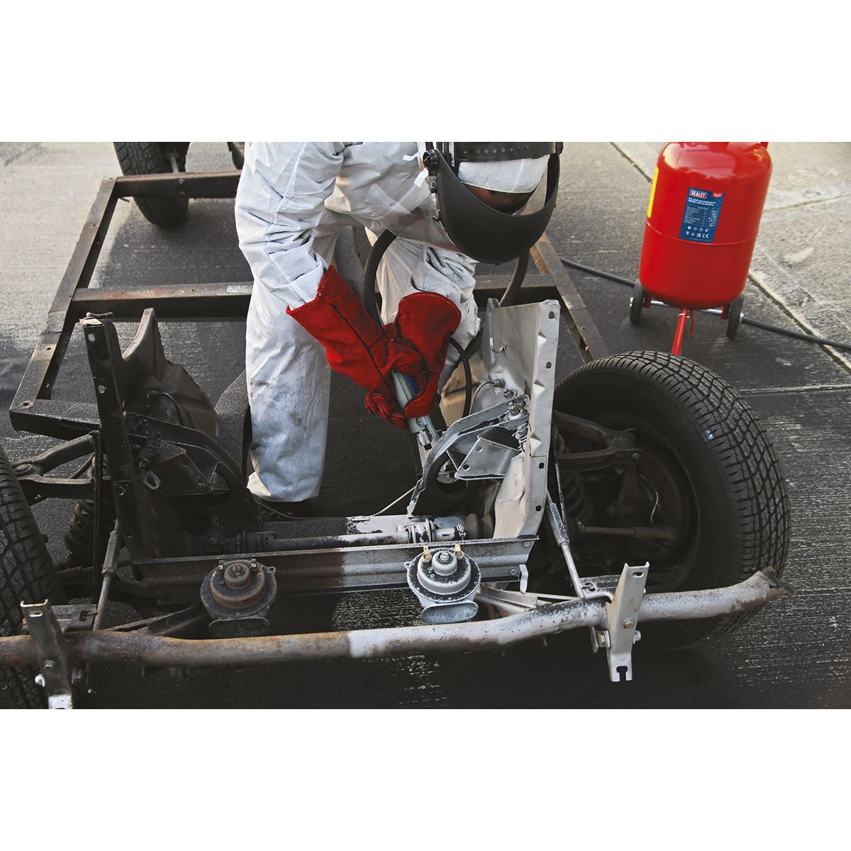 Sealey SBKITA Shot & Soda Blasting Kit Sealey