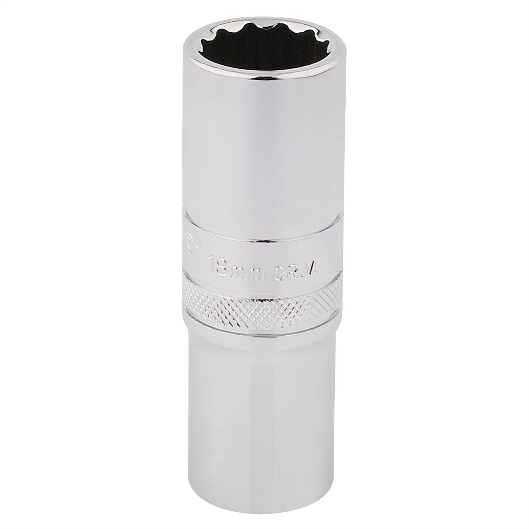 Draper 33741 HI-TORQ® 12 Point Deep Socket 1/2" Sq. Dr. 18mm Draper