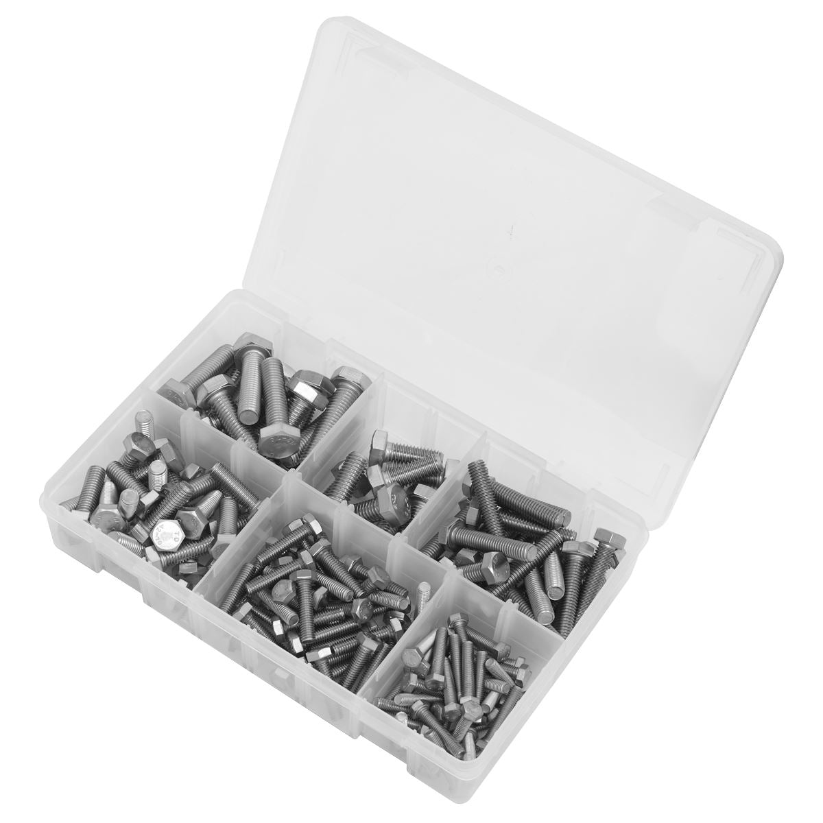 Sealey AB078SS Stainless Steel Setscrew Assortment 150pc M5-M10 Sealey