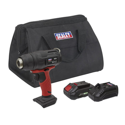 Sealey CP20VHGKIT Cordless Hot Air Gun Kit 20V 2Ah SV20 Series Sealey