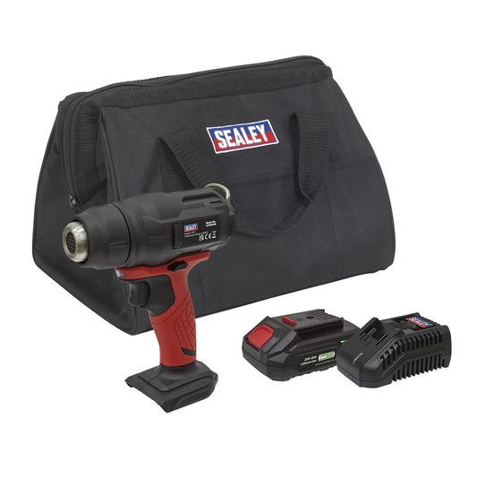 Sealey CP20VHGKIT Cordless Hot Air Gun Kit 20V 2Ah SV20 Series Sealey