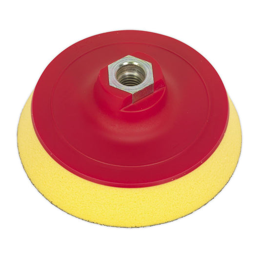 Sealey PTCBPV3S Hook-and-Loop Ultra-Soft Backing Pad Ø120mm M14 x 2mm Sealey