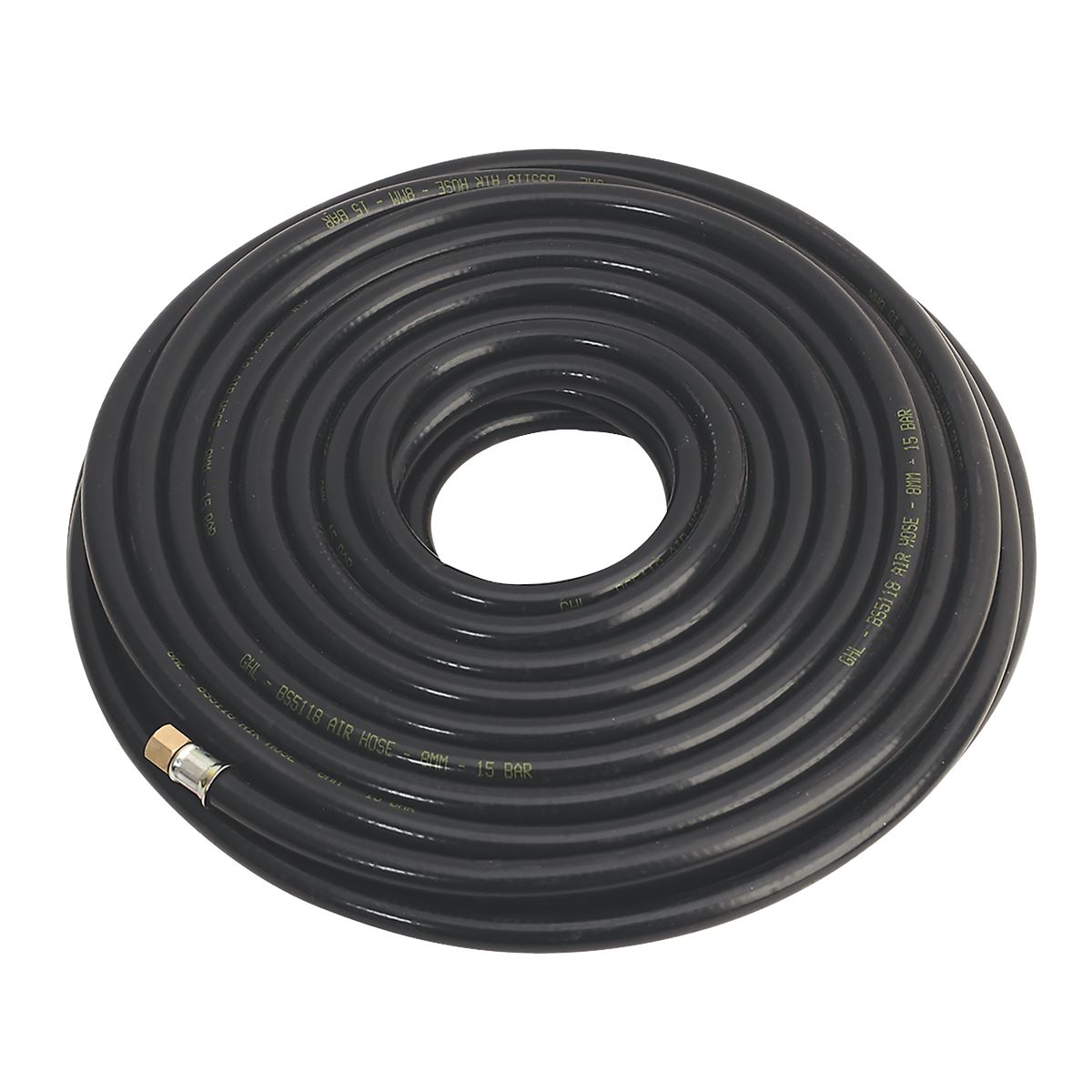 Sealey AH30RX Air Hose 30m x Ø8mm with 1/4"BSP Unions Heavy-Duty Sealey