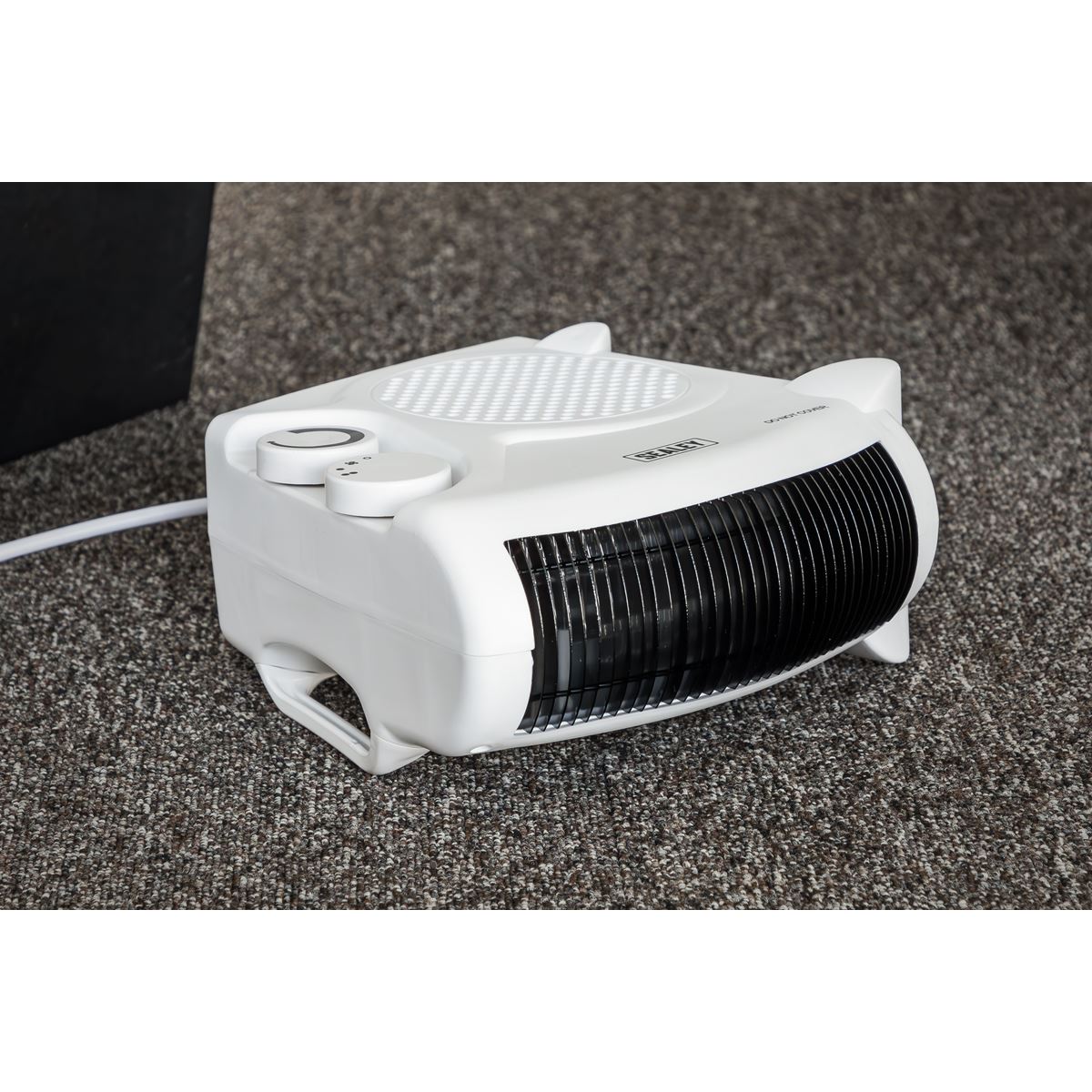 Sealey FH2010 Fan Heater 2000W/230V 2 Heat Settings & Thermostat Sealey