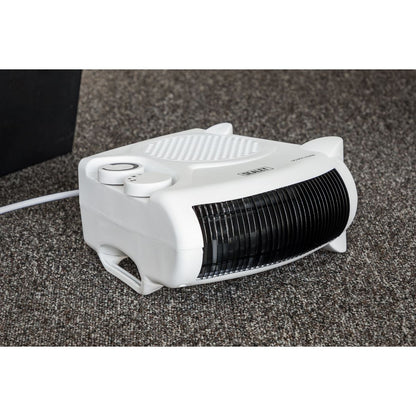 Sealey FH2010 Fan Heater 2000W/230V 2 Heat Settings & Thermostat Sealey