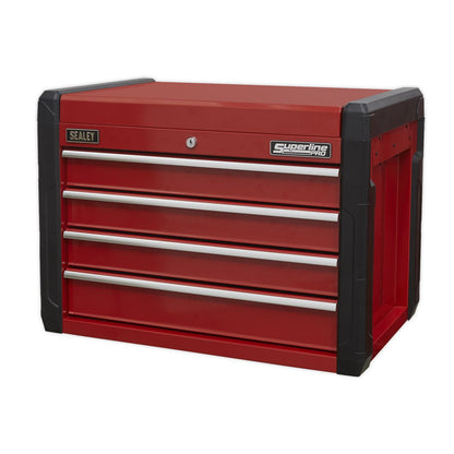 Sealey AP3401 Topchest 4 Drawer with Ball-Bearing Slides Sealey