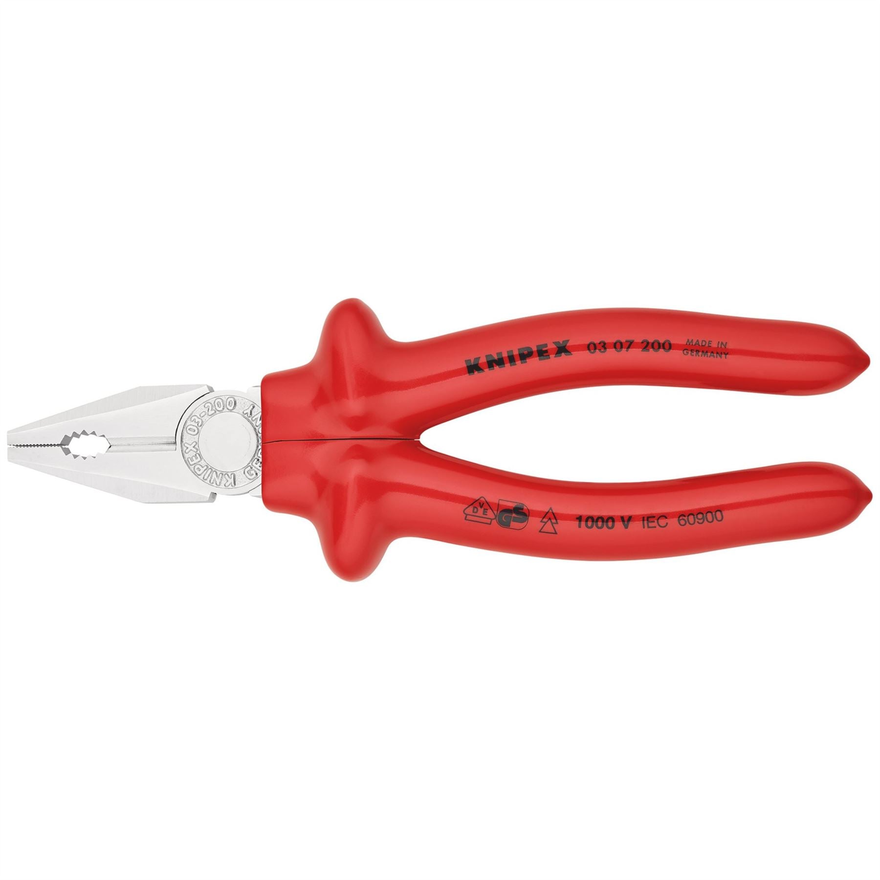 Knipex 21453 03 07 200 VDE Combination Pliers 200mm Knipex