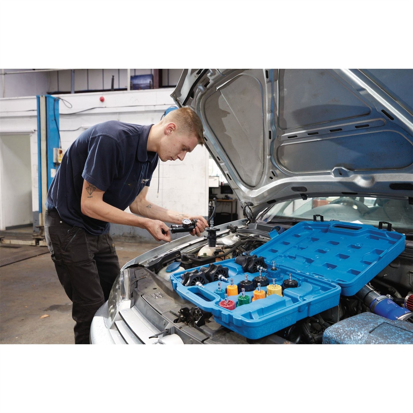 Draper 21439 Expert Universal Pressure Test Kit 15 Piece Draper