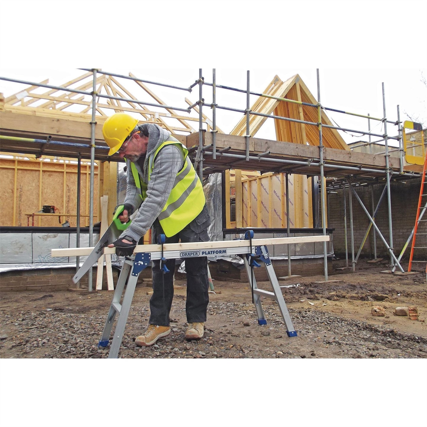 Draper 82196 Venom® First Fix Double Ground Handsaw 550mm 7tpi/8ppi Draper