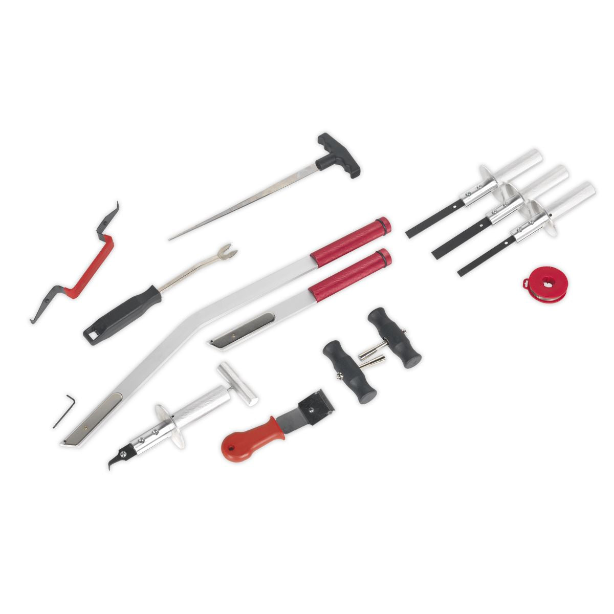 Sealey WK14 Windscreen Removal Tool Kit 14pc Sealey