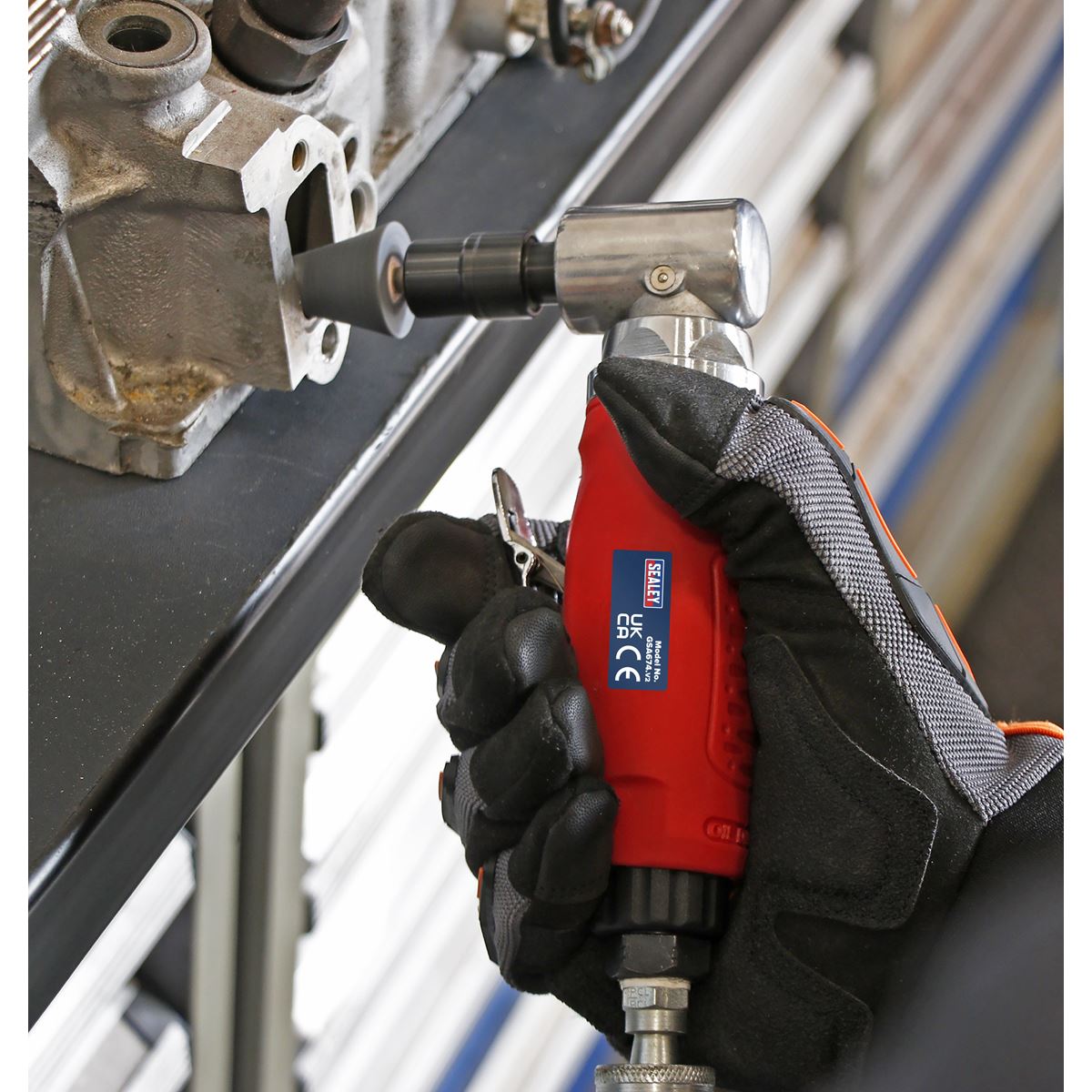Sealey GSA674 Air Die Grinder 90° Angle Sealey