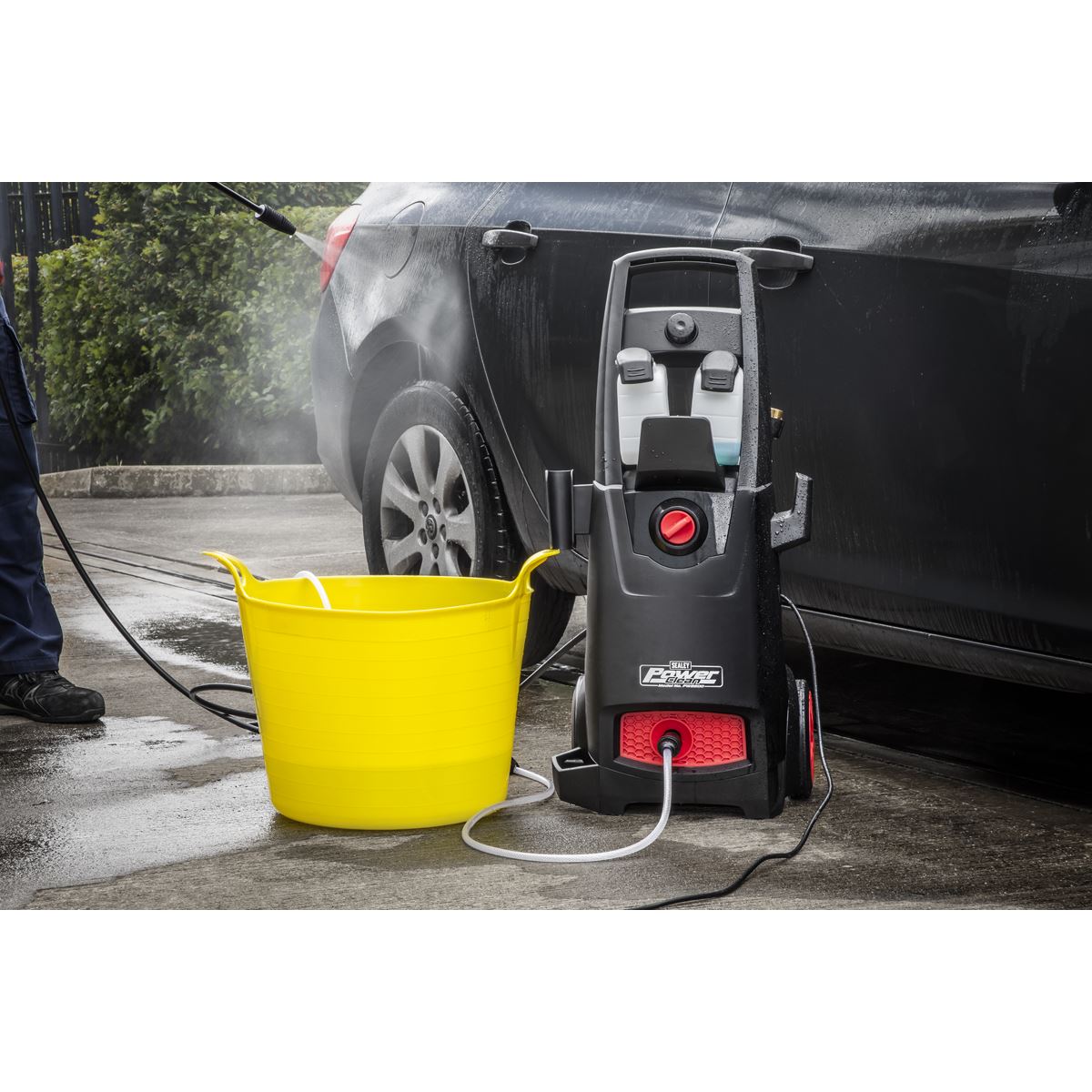 Sealey PW2200 Pressure Washer 140bar with TSS & Rotablast® Nozzle 230V Sealey