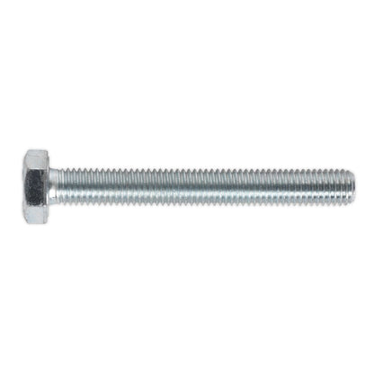 Sealey SS1080 HT Setscrew M10 x 80mm 8.8 Zinc Pack of 25 Sealey