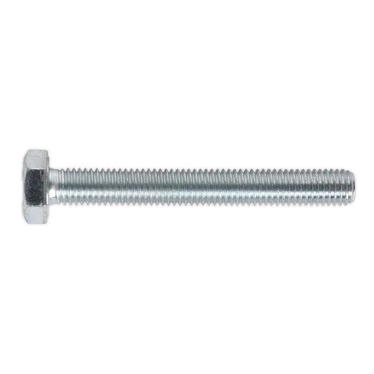 Sealey SS1080 HT Setscrew M10 x 80mm 8.8 Zinc Pack of 25 Sealey