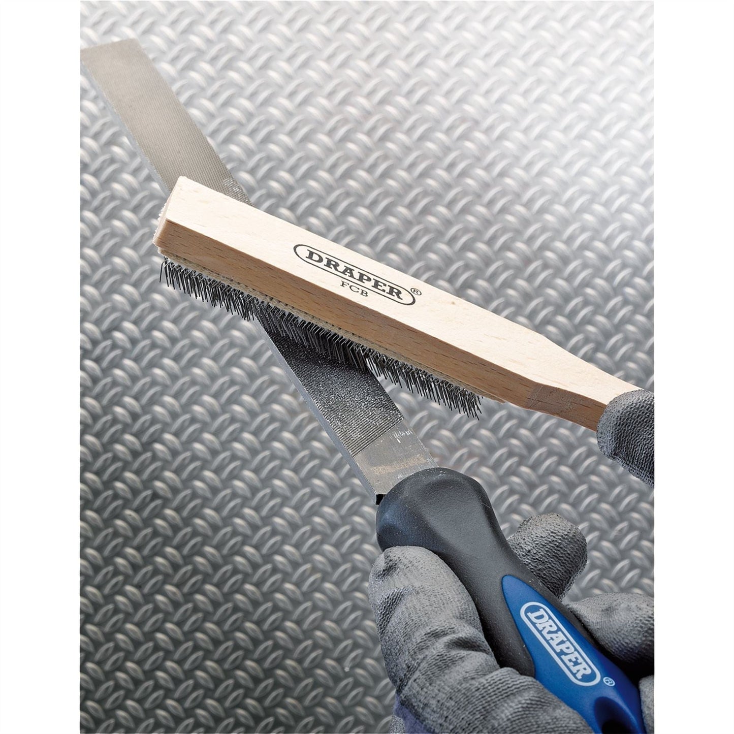 Draper 34477 File Cleaning Brush 210mm Draper