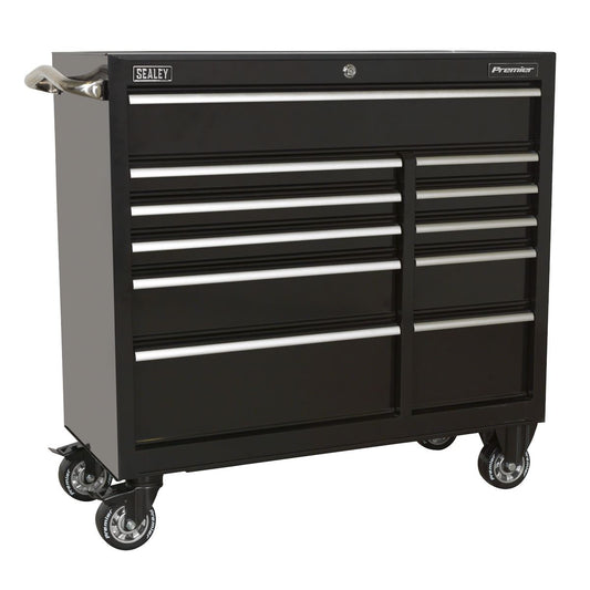 Sealey PTB105511 Rollcab 11 Drawer 1055mm Extra-Wide Heavy-Duty Black Sealey