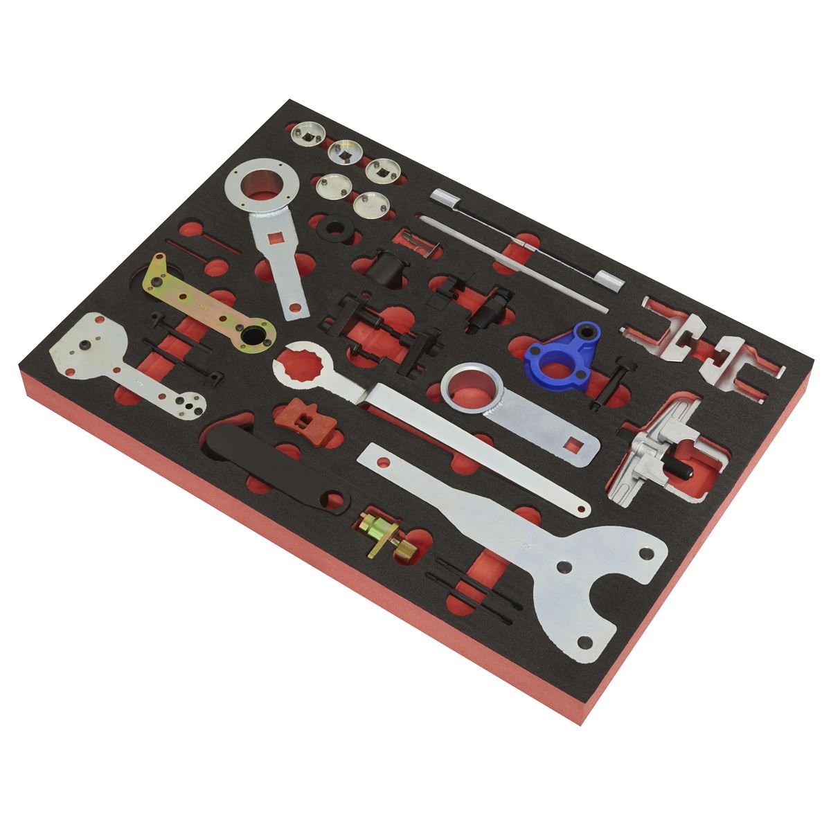 Sealey VS5100MK Diesel & Petrol Master Timing Tool Kit 59pc VAG - Belt/Chain Drive Sealey