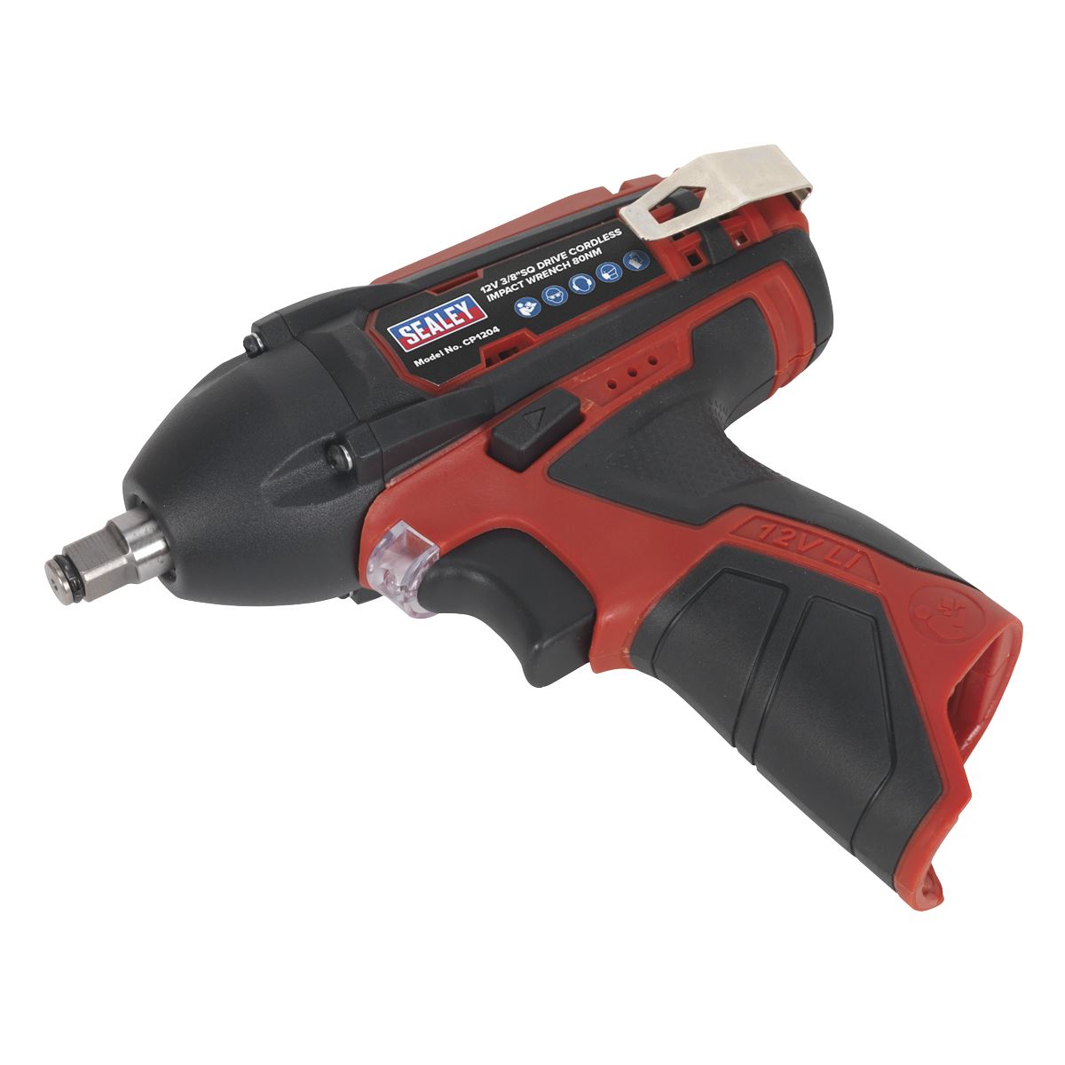 Sealey CP1204 Cordless Impact Wrench 3/8"Sq Drive 12V SV12 Series - Body Only Sealey
