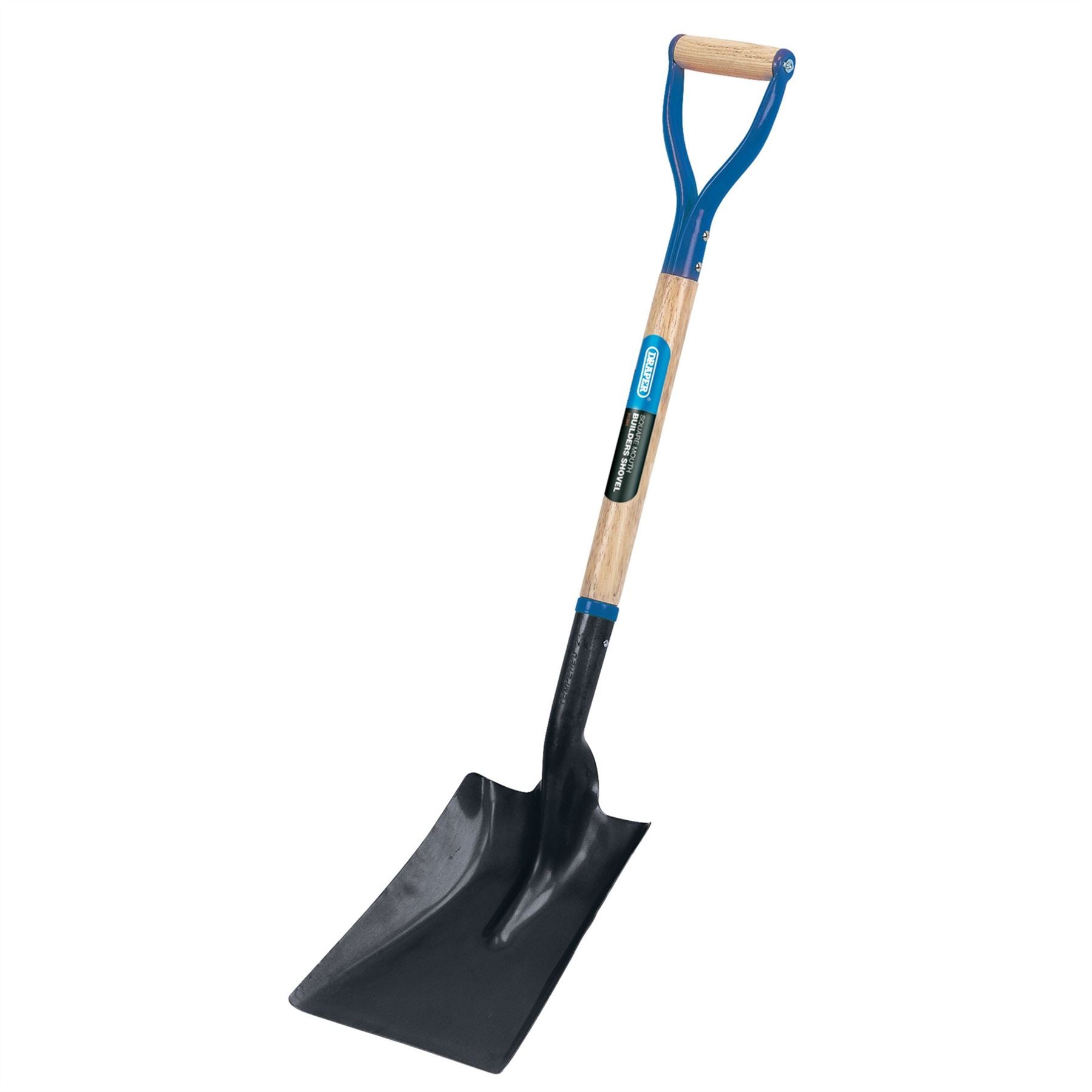 Draper 31391 Steel Square Mouth Builders Shovel with Hardwood Shaft Draper