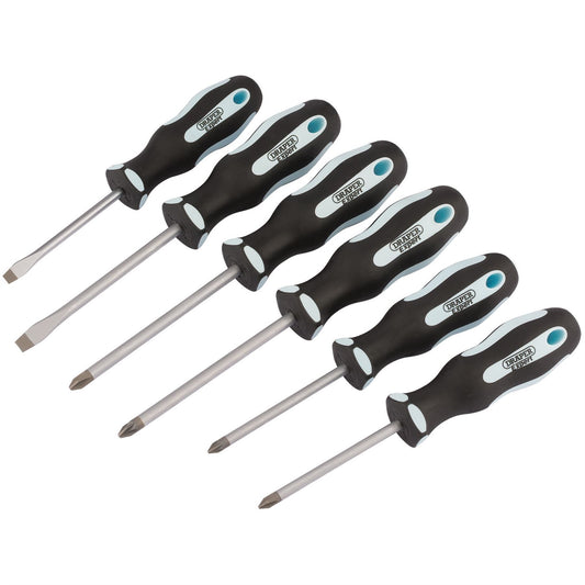 Draper 63588 Expert Soft Grip Screwdriver Set 6 Piece Draper