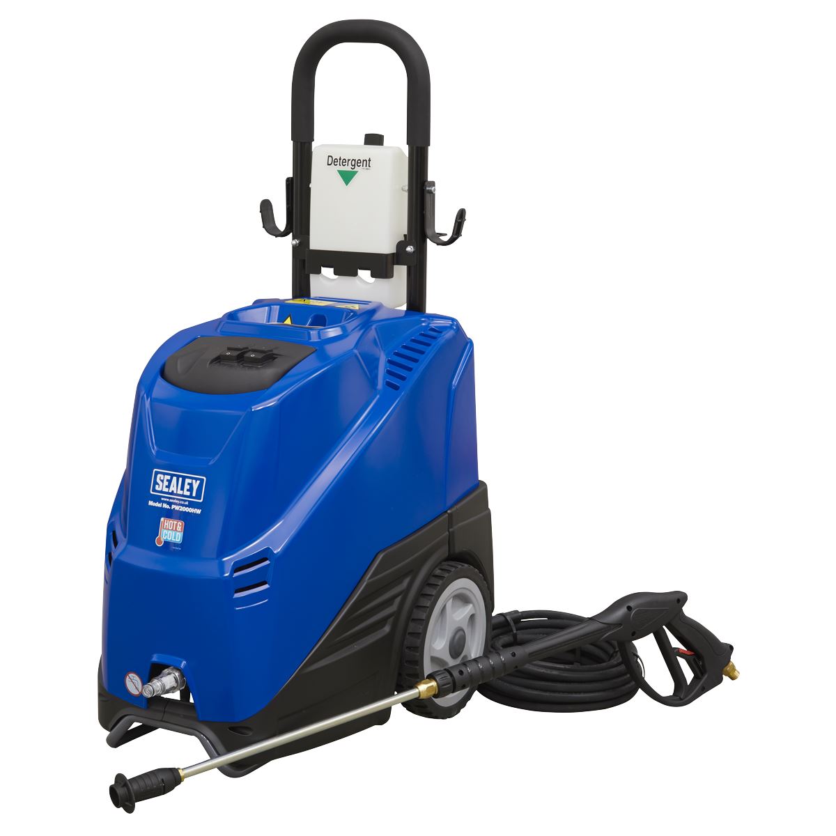 Sealey PW2000HW Hot Water Pressure Washer 135bar 230V Sealey