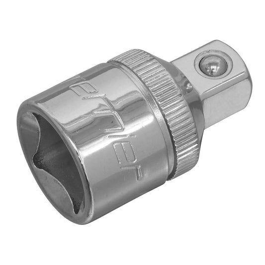 Sealey S12F-38M Adaptor 1/2"Sq Drive Female to 3/8"Sq Drive Male Sealey