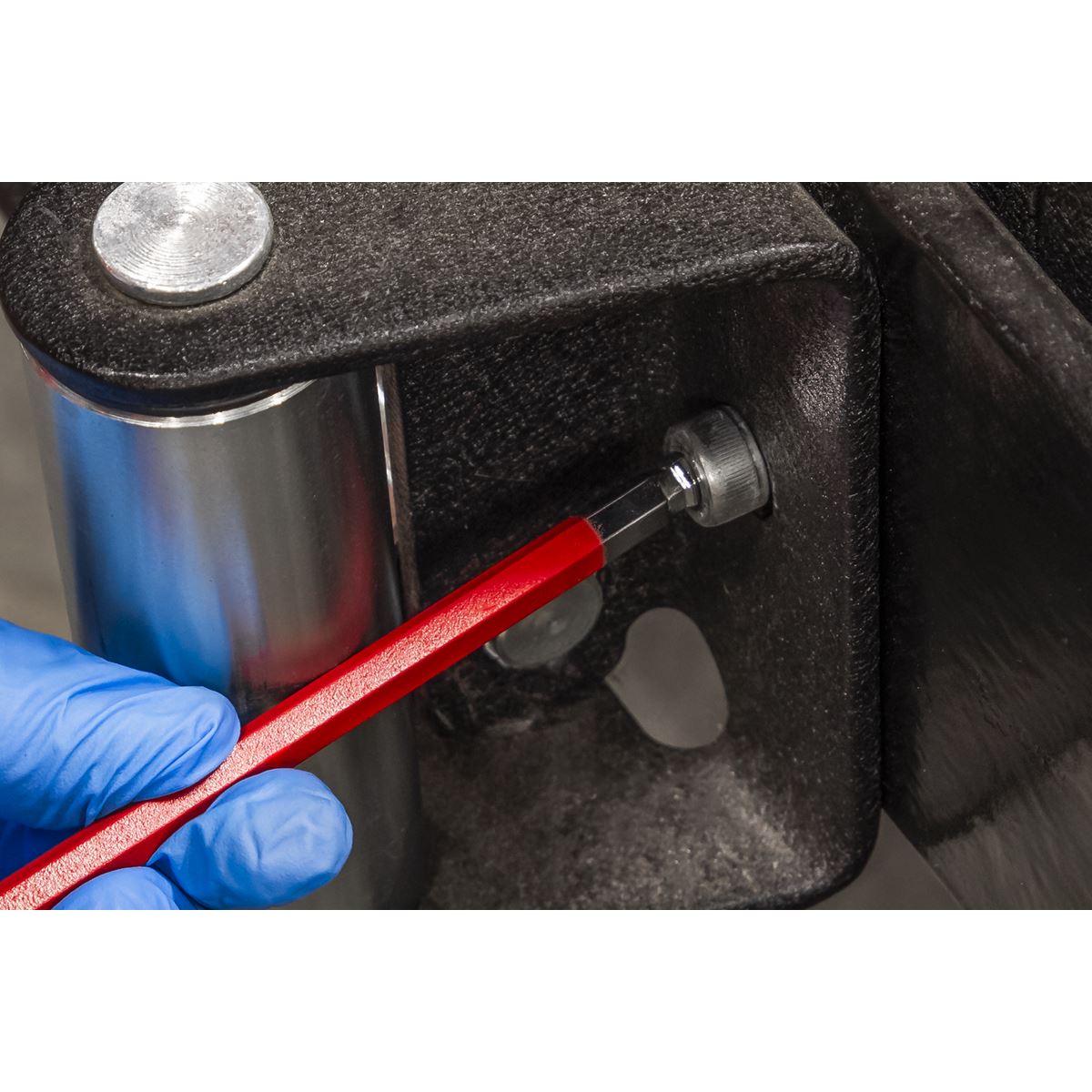 Sealey AK7197 Ball-End Hex Key Set 9pc Long Colour-Coded Imperial Sealey