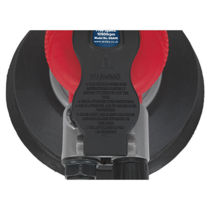 Sealey GSA05 Air Palm Random Orbital Sander Ø150mm Dust-Free Sealey