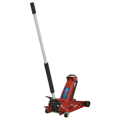 Sealey 3001CXP Trolley Jack with Foot Pedal 3 Tonne Sealey