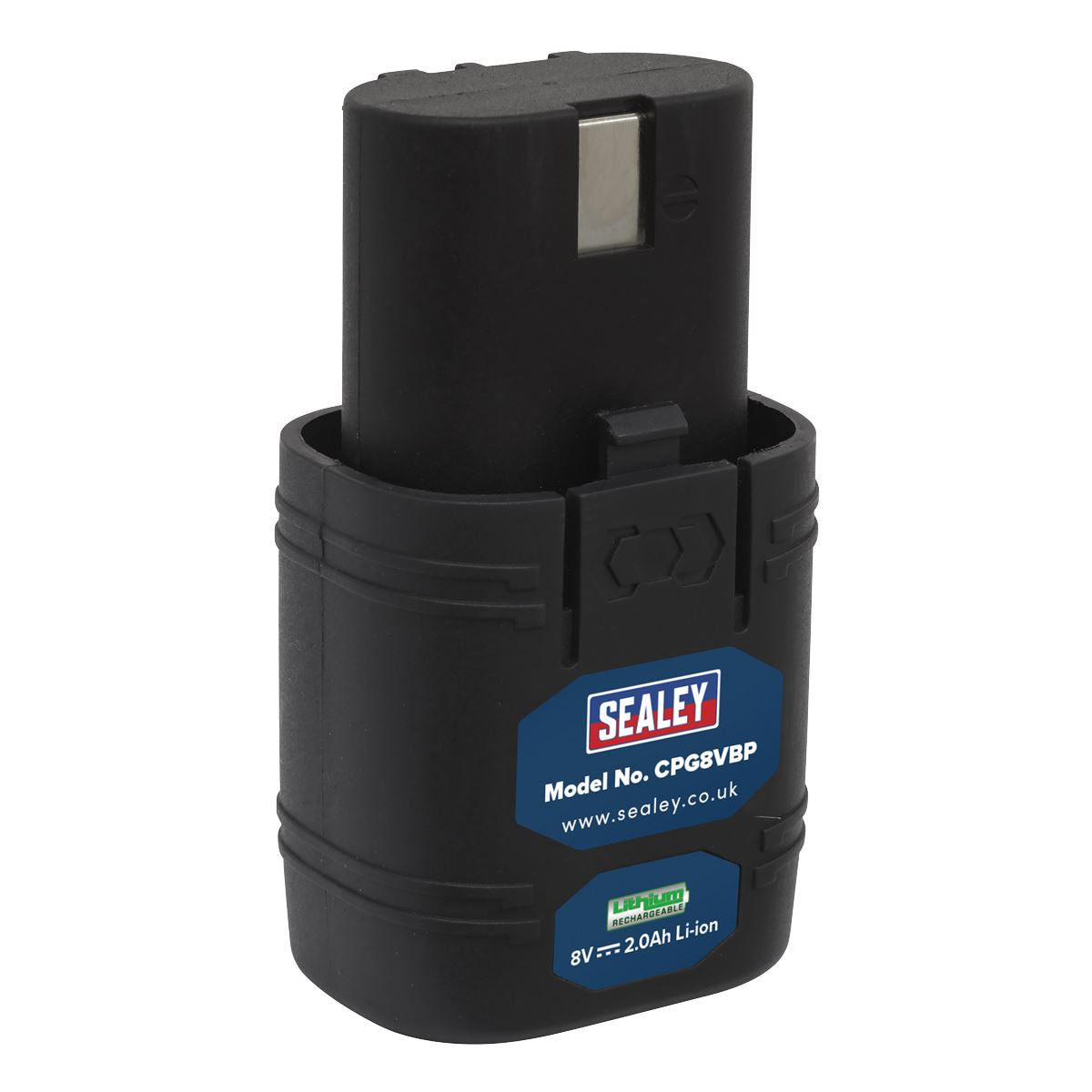 Sealey CPG8VBP Power Tool Battery 8V 2Ah Lithium-ion for CPG8V Sealey
