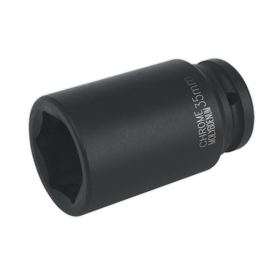 Sealey IS3435D Impact Socket 35mm Deep 3/4"Sq Drive Sealey