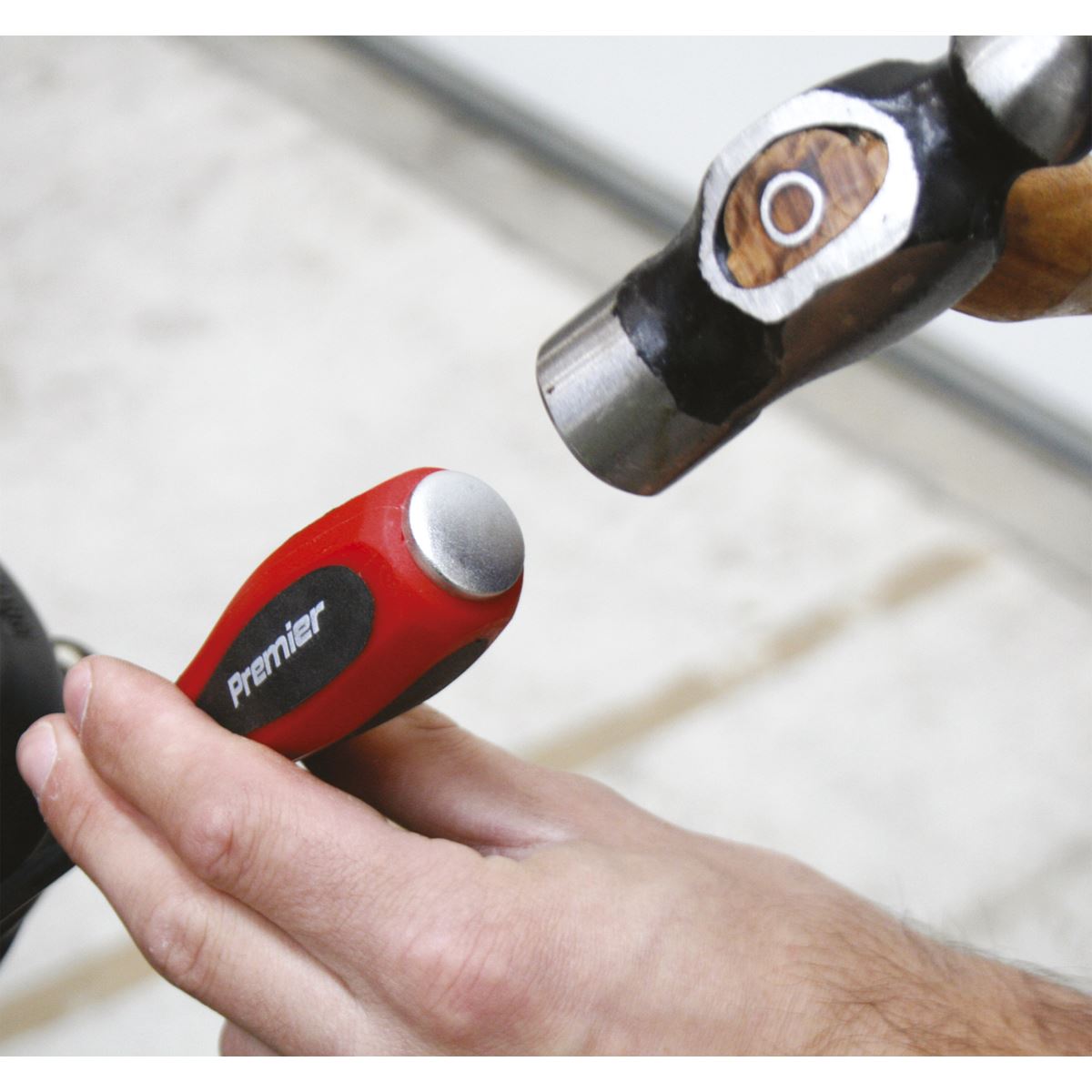 Sealey AK4932 Screwdriver Set 6pc Hammer-Thru Sealey